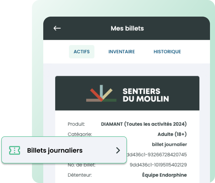 Système de billetterie numérique